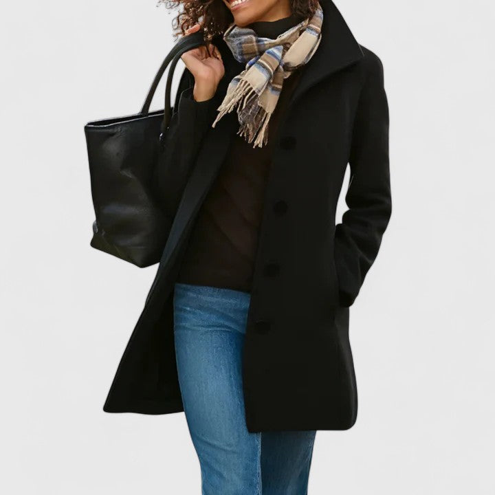 Margaret | Classic Button Overcoat