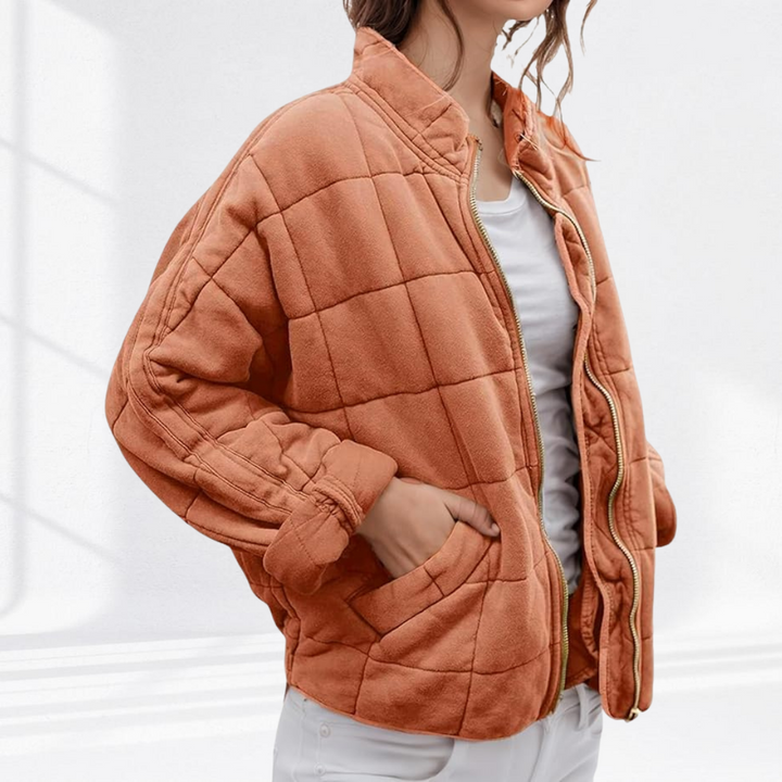 Joanne | Quilted Zip-Up Jacket