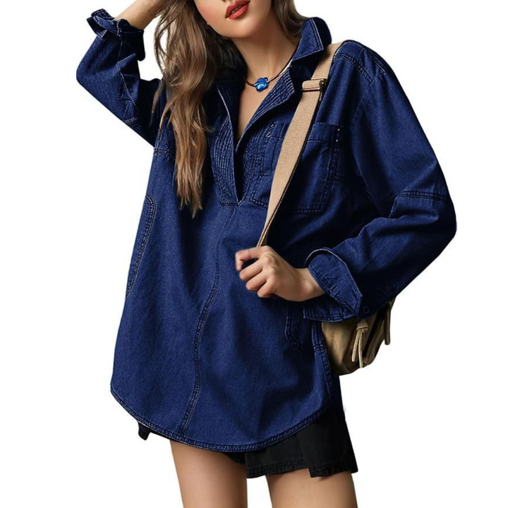 Tessa | Oversized Denim Tunic