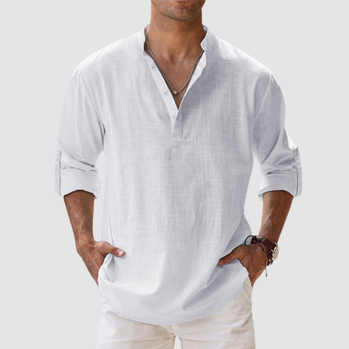 Nathan | Relaxed Fit Linen Shirt