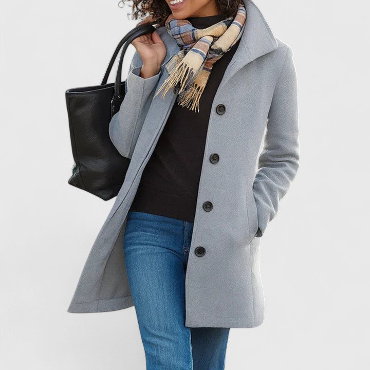 Margaret | Classic Button Overcoat