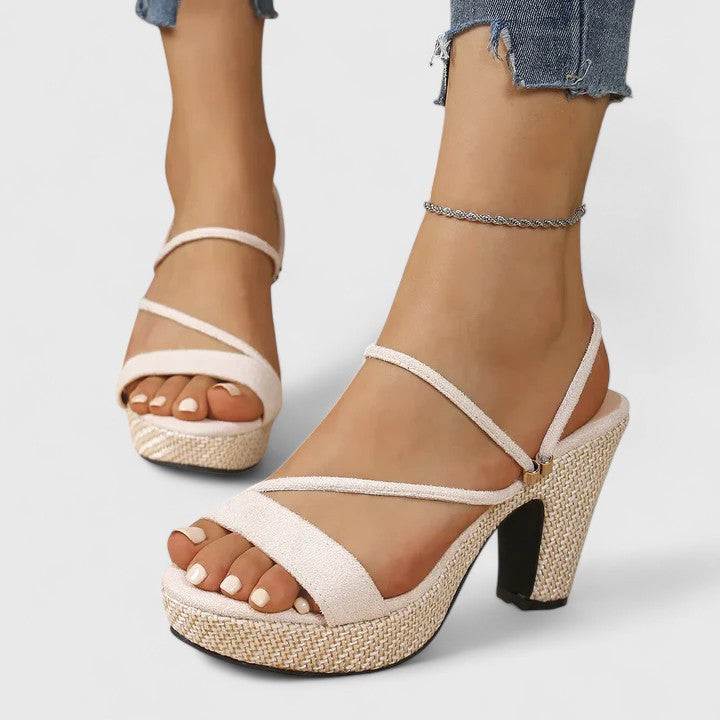 Nina | Strappy Block Heel Sandals