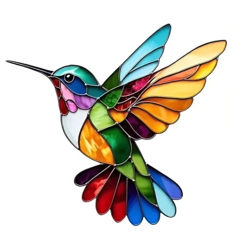 Lillian | Vibrant Hummingbird Necklace
