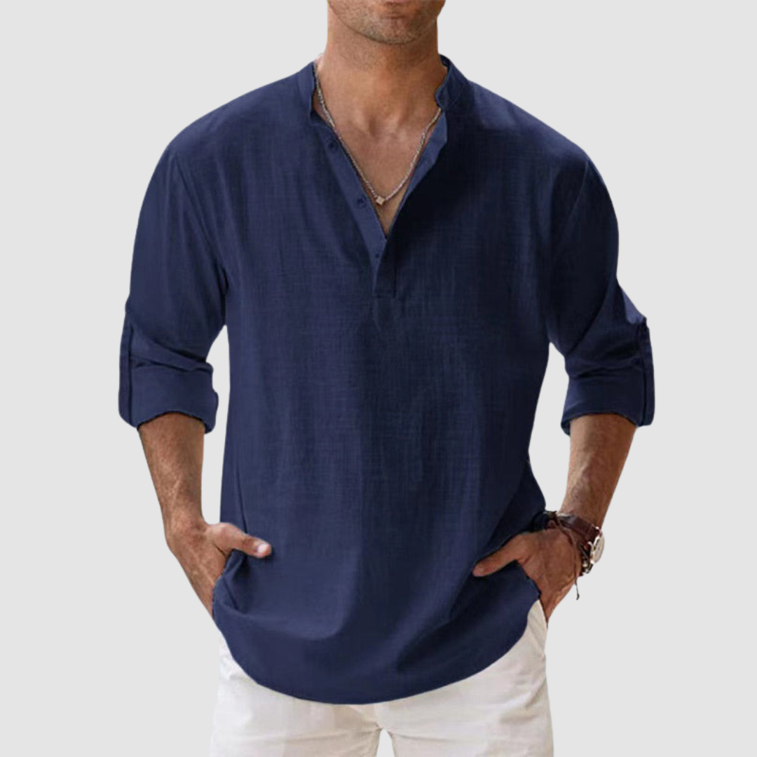 Nathan | Relaxed Fit Linen Shirt