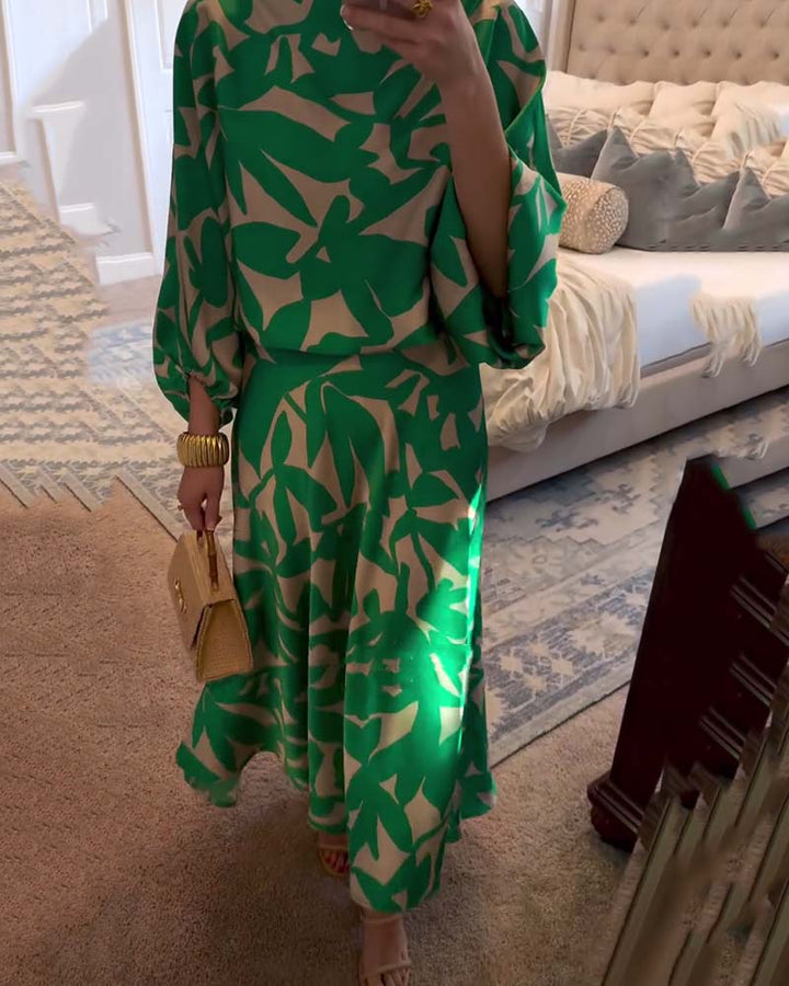 Nali | Flowing Print Dress