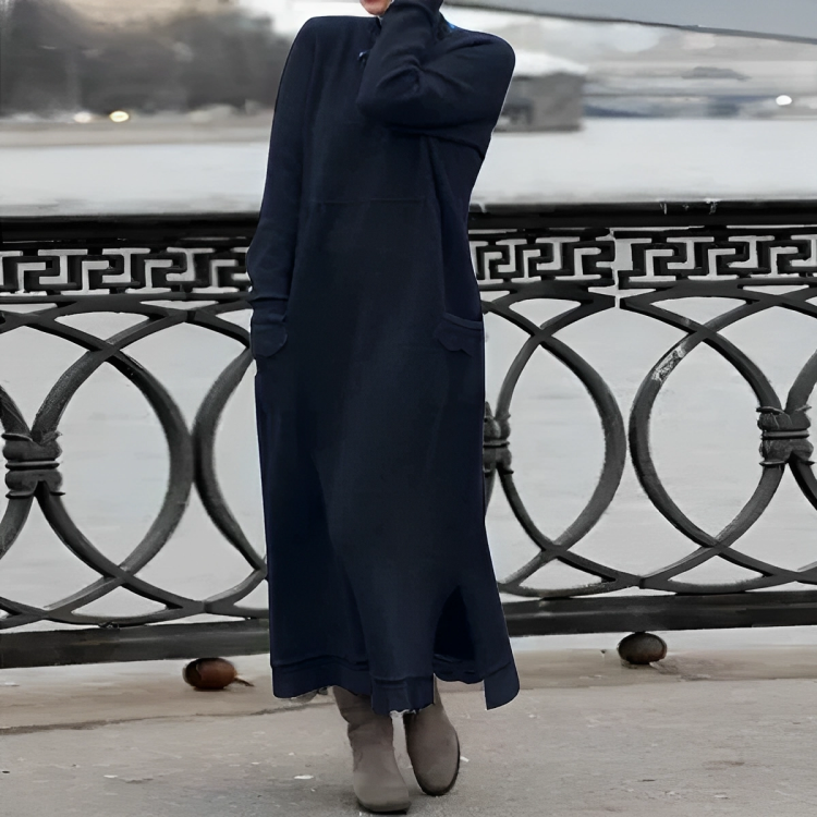 Elaine | Cozy Knit Maxi Dress