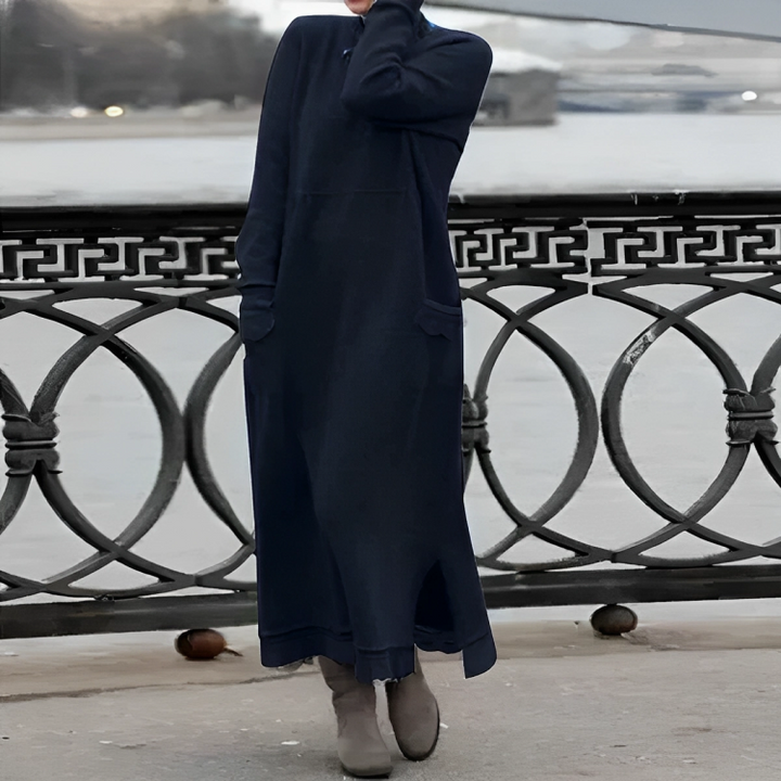 Elaine | Cozy Knit Maxi Dress