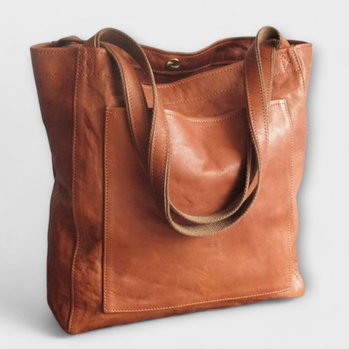 Eleanor | Classic Leather Tote Bag
