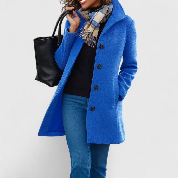 Margaret | Classic Button Overcoat