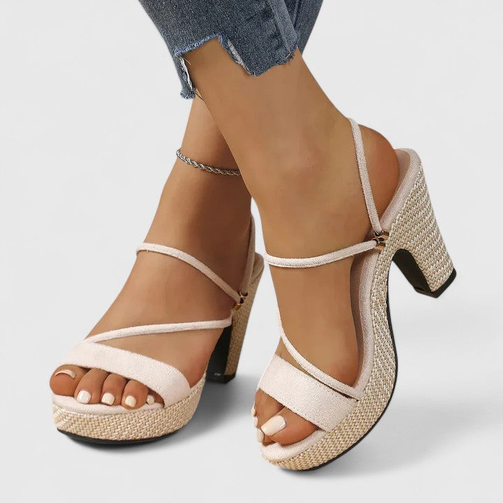 Nina | Strappy Block Heel Sandals
