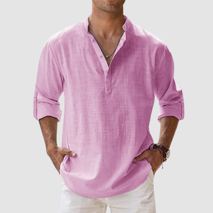 Nathan | Relaxed Fit Linen Shirt