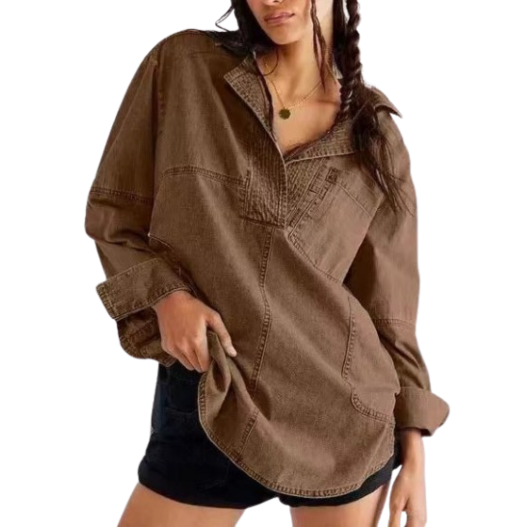 Tessa | Oversized Denim Tunic