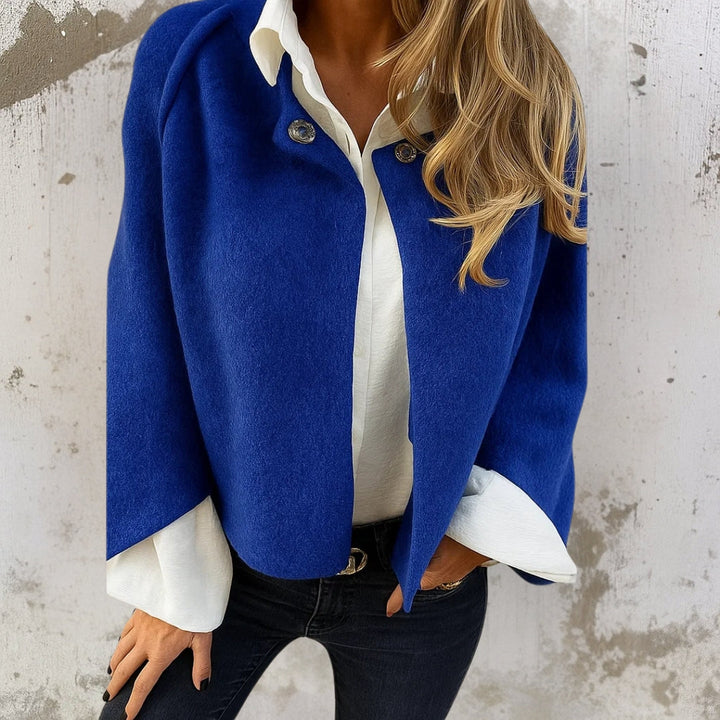 Gloria | Soft Cropped Cape Cardigan