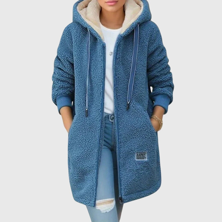 Darlene | Cozy Sherpa Hooded Coat