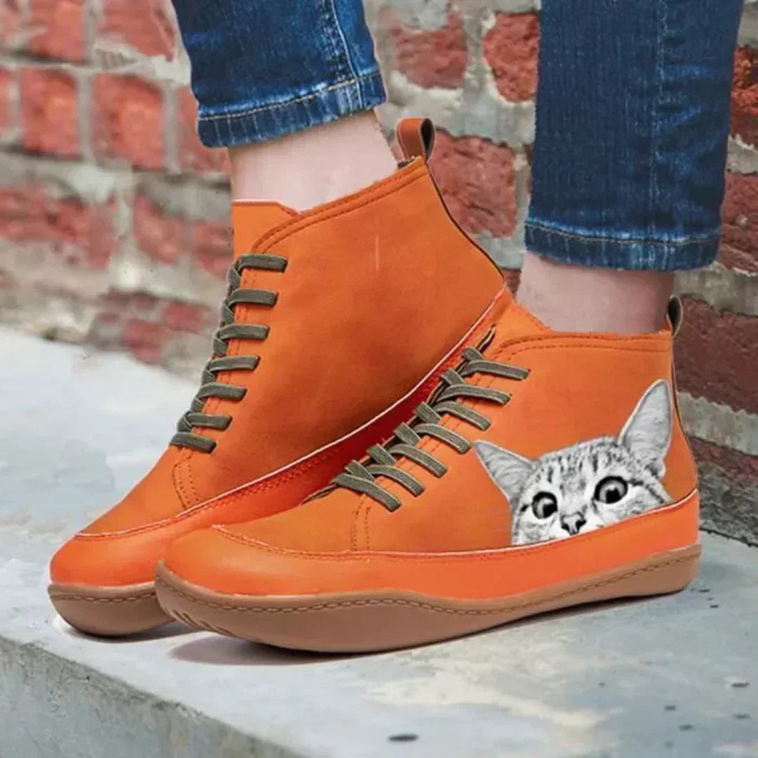 Joyce | Playful Cat Sneakers