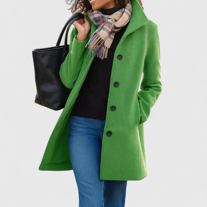 Margaret | Classic Button Overcoat