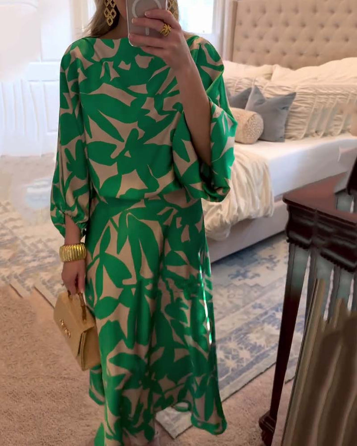 Nali | Flowing Print Dress