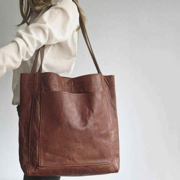 Eleanor | Classic Leather Tote Bag