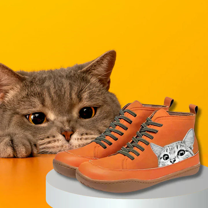 Joyce | Playful Cat Sneakers
