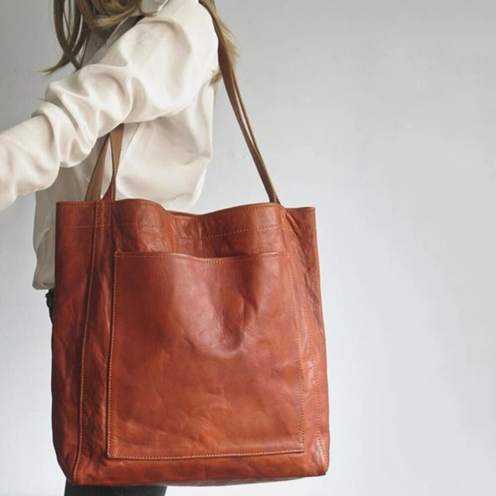 Eleanor | Classic Leather Tote Bag