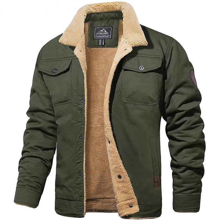Edward | Sherpa-Lined Workwear Jacket