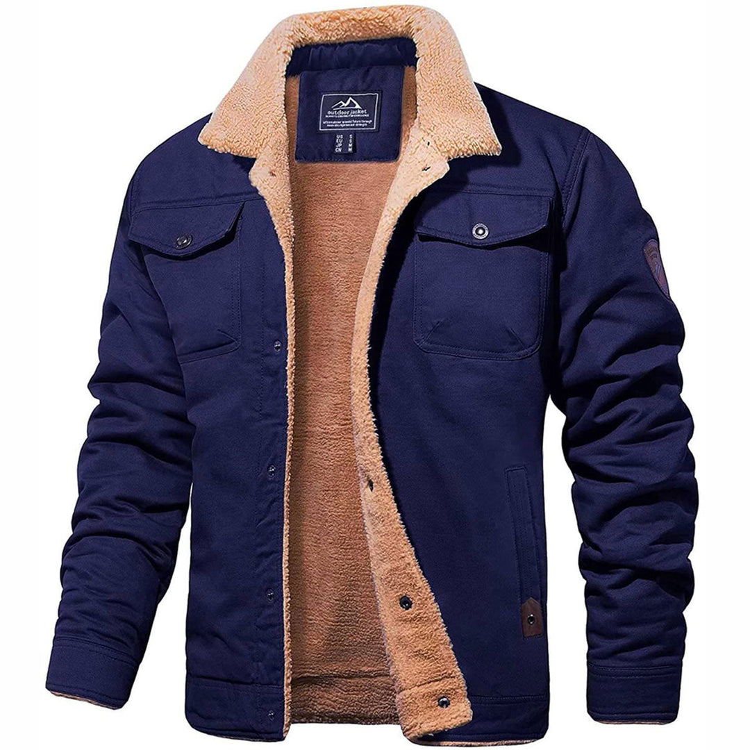 Edward | Sherpa-Lined Workwear Jacket