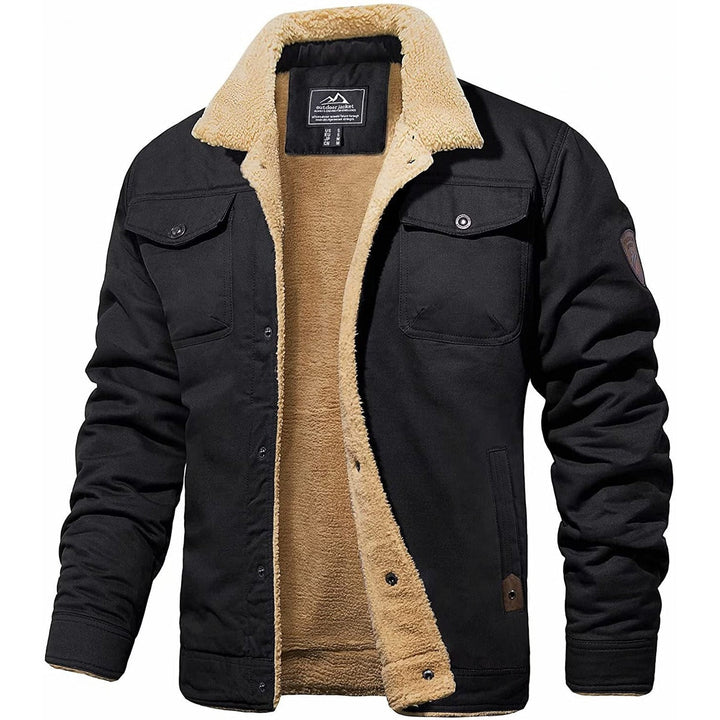 Edward | Sherpa-Lined Workwear Jacket