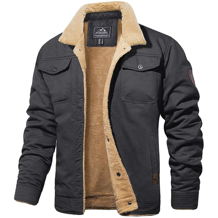 Edward | Sherpa-Lined Workwear Jacket