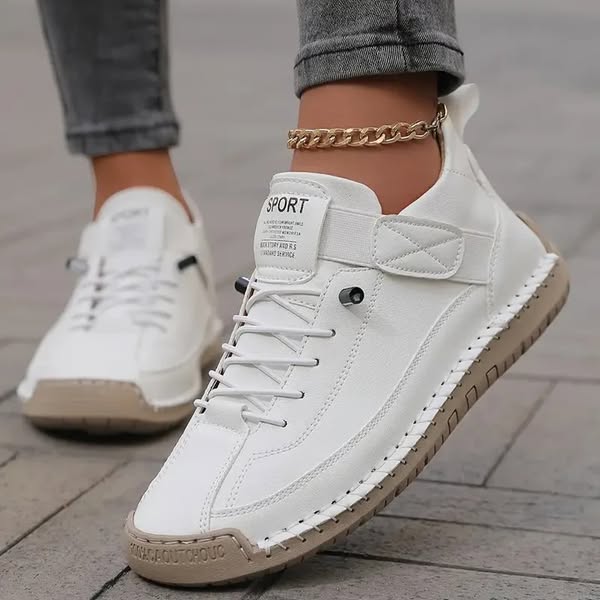 Tasha | Casual Stitch Lace Sneakers