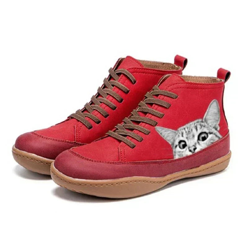Joyce | Playful Cat Sneakers