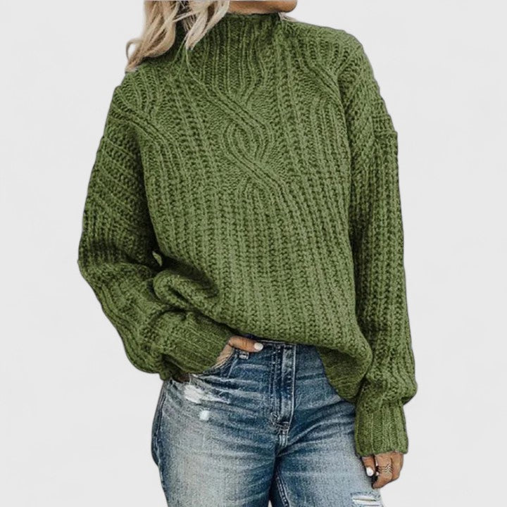 Helen | Chunky Knit Turtleneck Sweater