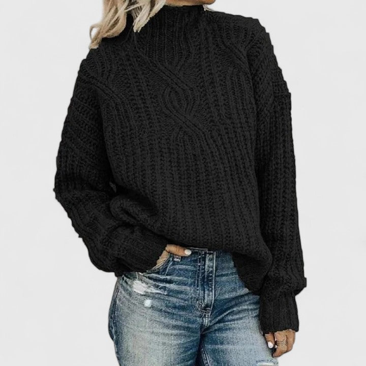 Helen | Chunky Knit Turtleneck Sweater