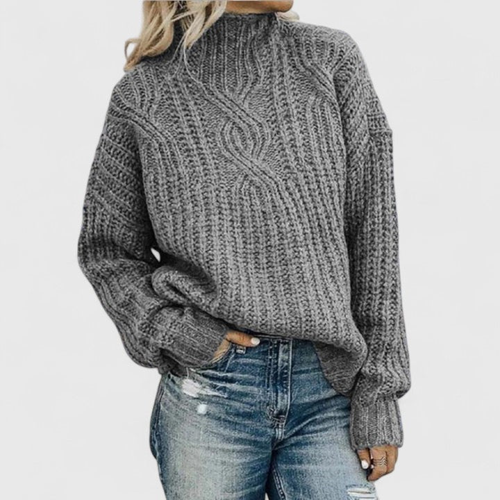 Helen | Chunky Knit Turtleneck Sweater