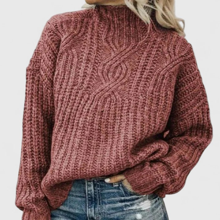 Helen | Chunky Knit Turtleneck Sweater