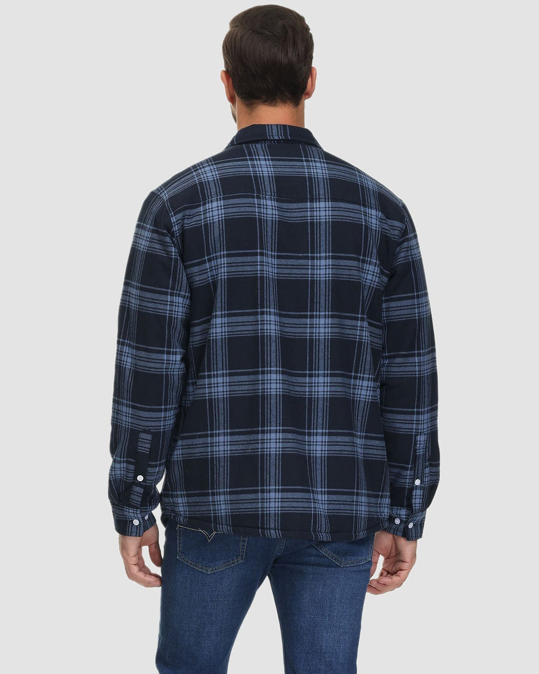 Frank | Sherpa-Lined Plaid Shirt Jacket