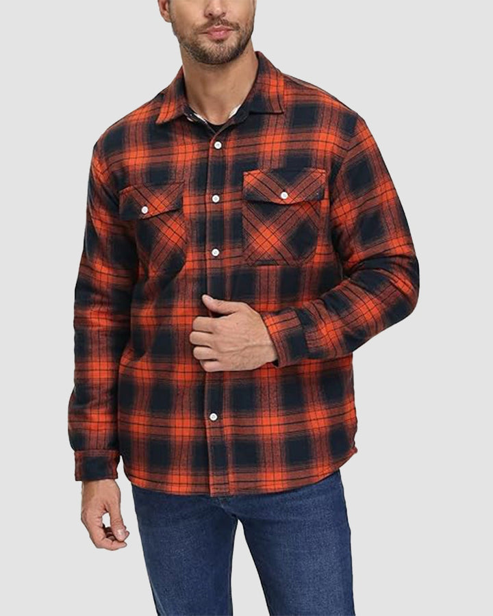 Frank | Sherpa-Lined Plaid Shirt Jacket