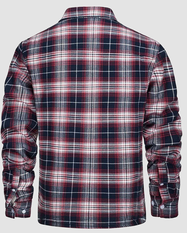 Frank | Sherpa-Lined Plaid Shirt Jacket