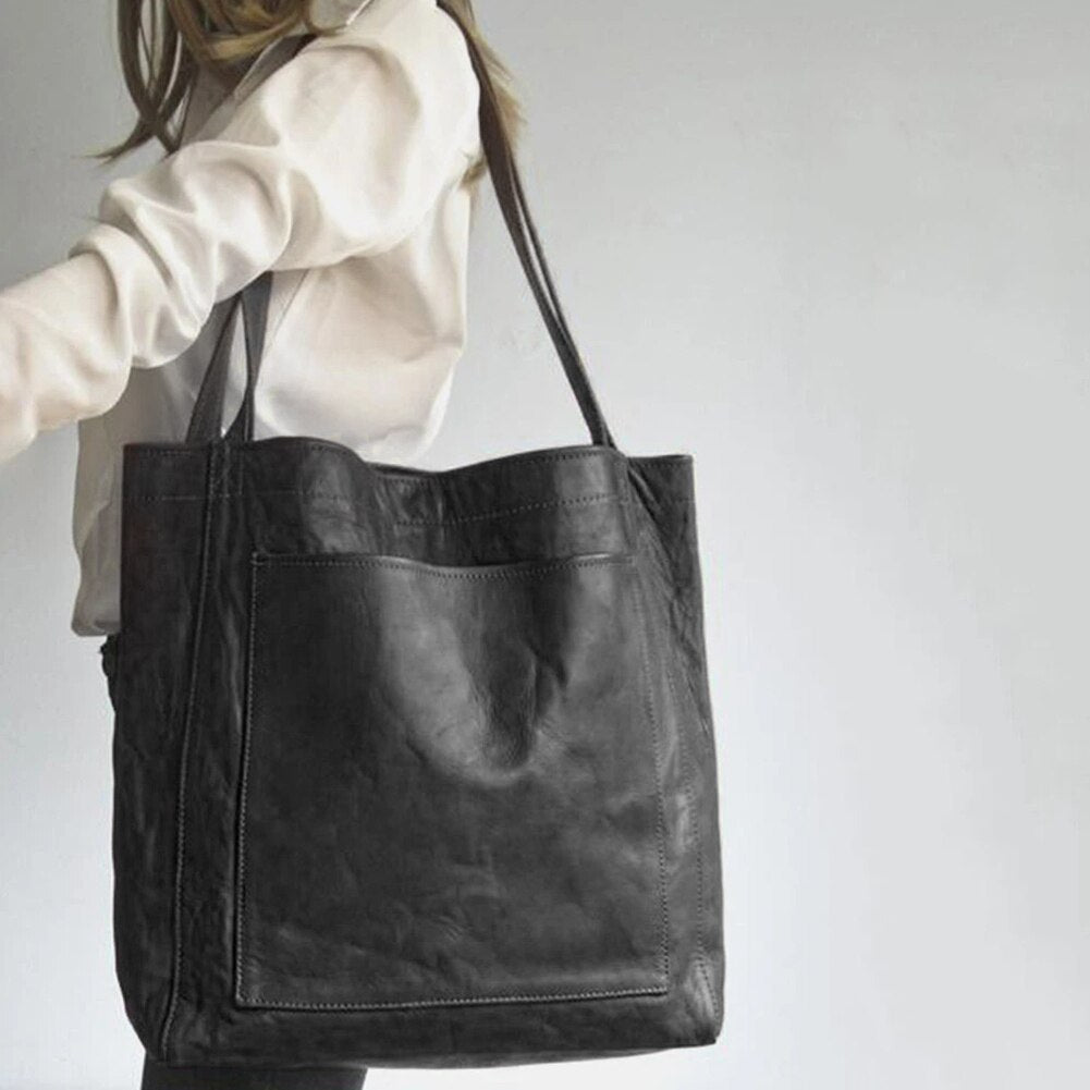 Eleanor | Classic Leather Tote Bag