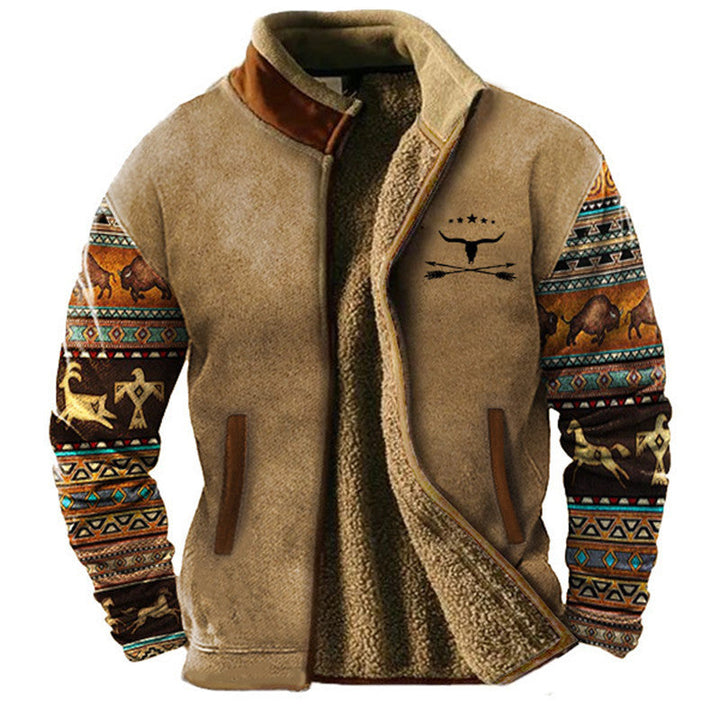 Wayne | Western Fleece-Lined Jacket
