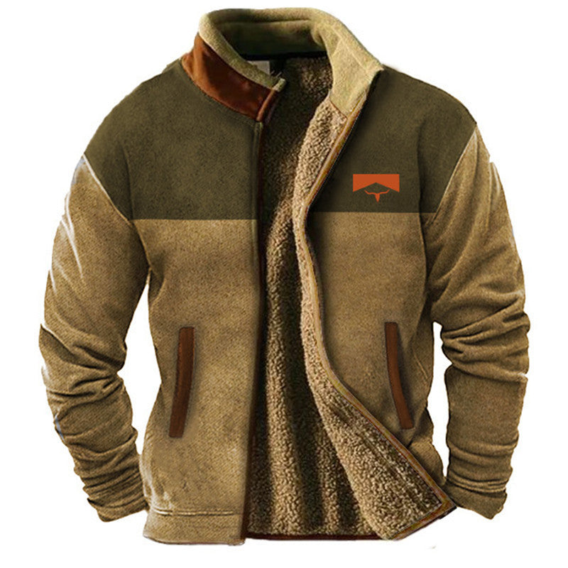 Wayne | Western Fleece-Lined Jacket