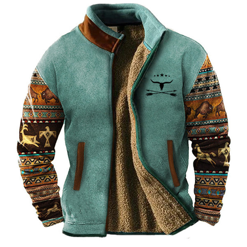 Wayne | Western Fleece-Lined Jacket