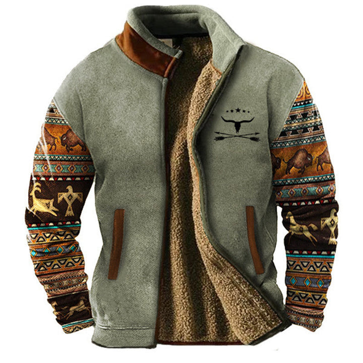 Wayne | Western Fleece-Lined Jacket