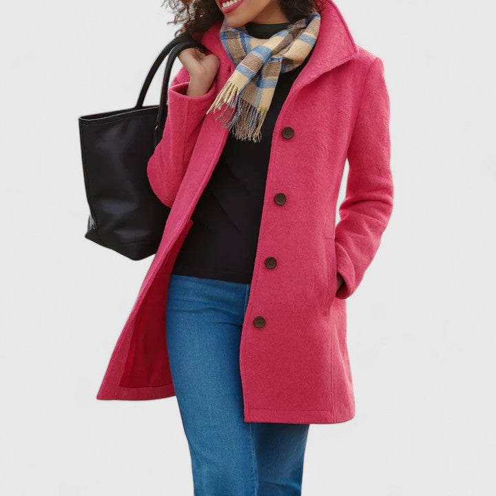 Margaret | Classic Button Overcoat