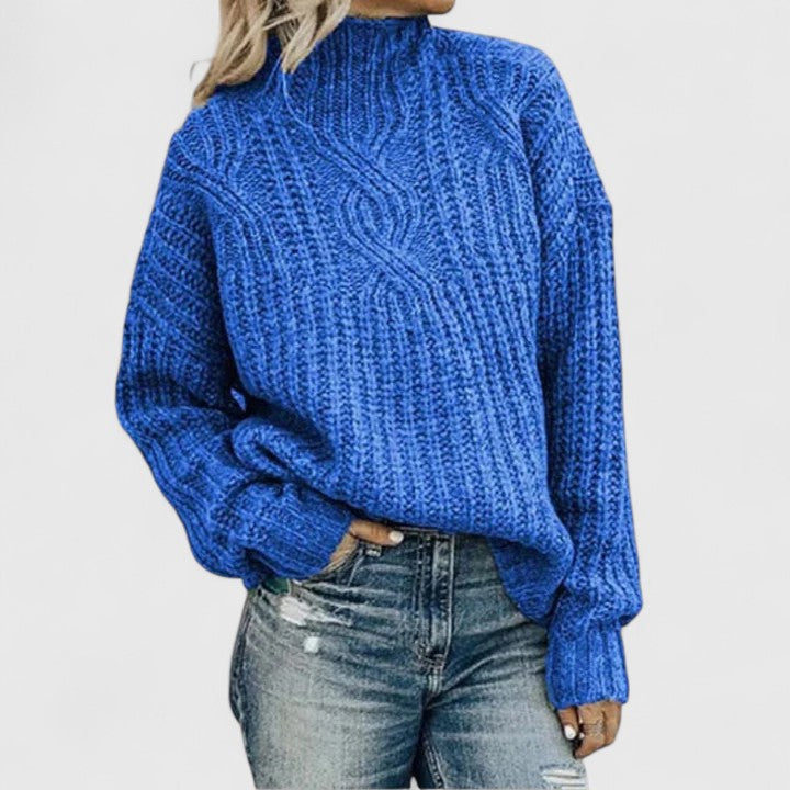 Helen | Chunky Knit Turtleneck Sweater