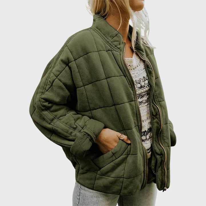Joanne | Quilted Zip-Up Jacket
