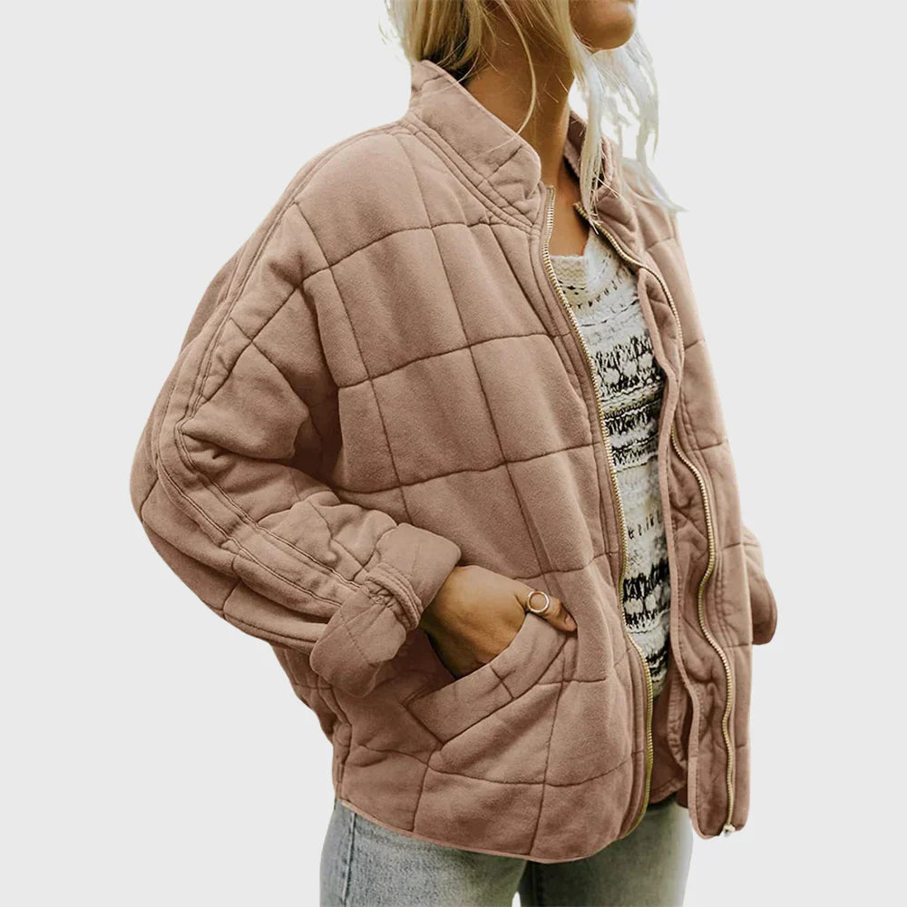 Joanne | Quilted Zip-Up Jacket
