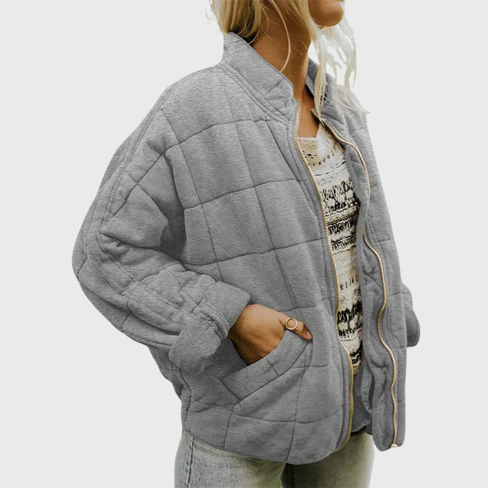 Joanne | Quilted Zip-Up Jacket