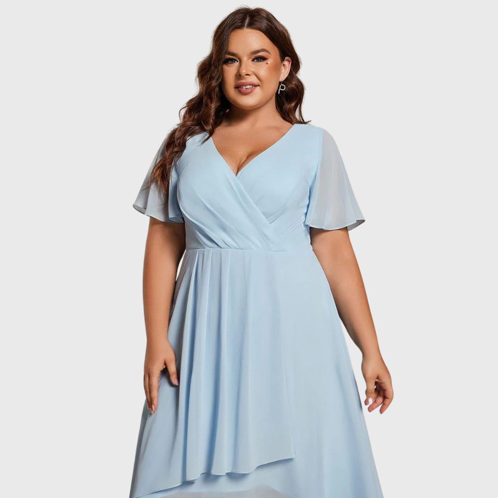Marianne | Flutter Sleeve Midi Dress
