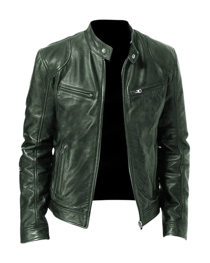 George | Classic Zip Leather Jacket