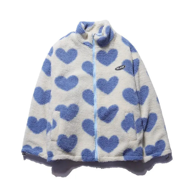 Mina | Heart-Lined Fleece Jacket